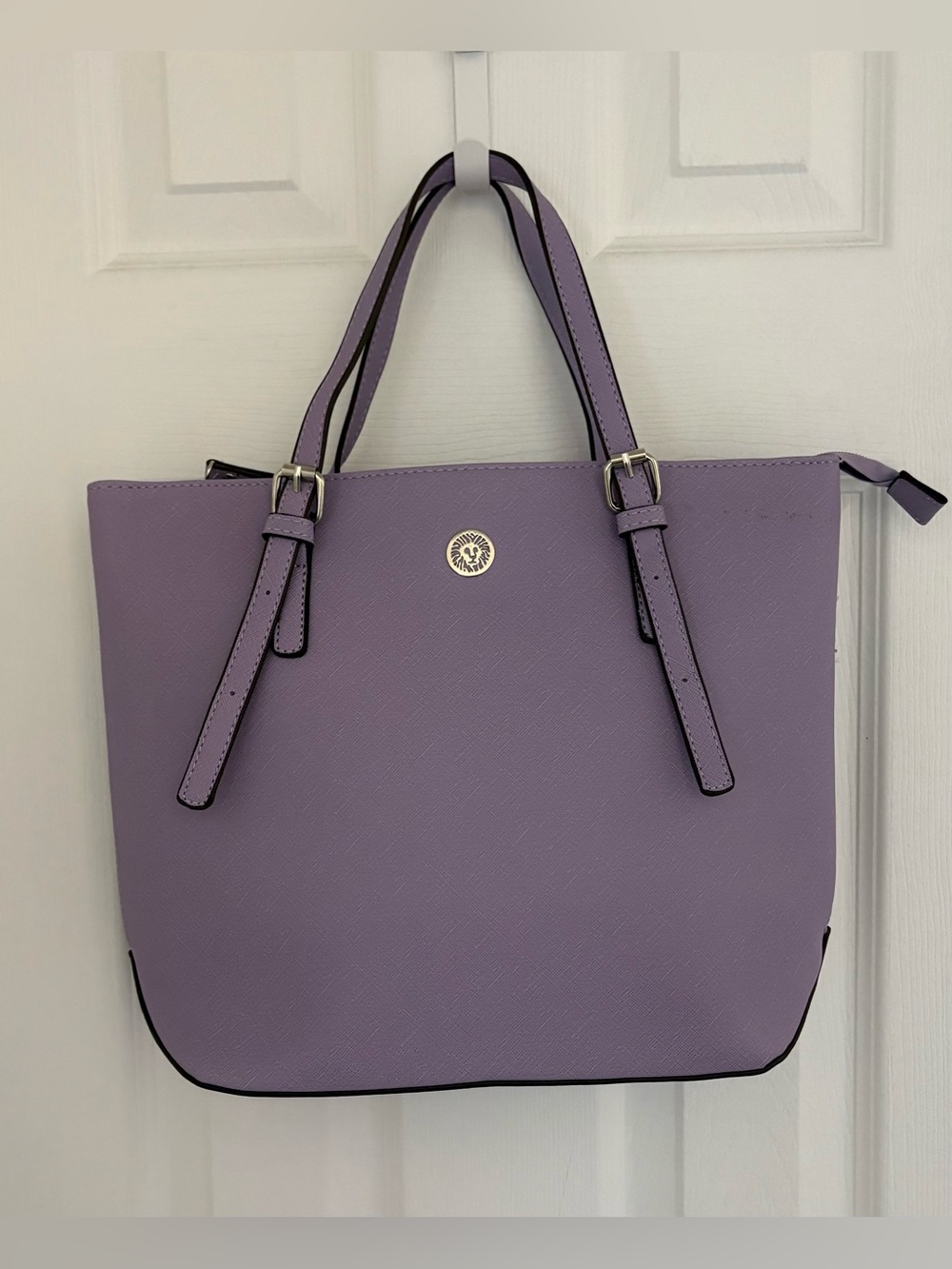 ANNE KLEIN, Lavender Tote Bag - Elegant Women's Shoulder Handbag - Picture 1 of 9